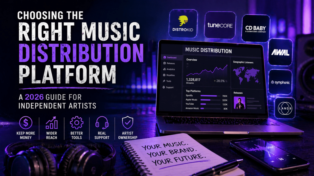 Choosing the Right Music Distribution Platform – a 2026 Guide for Independent Artists