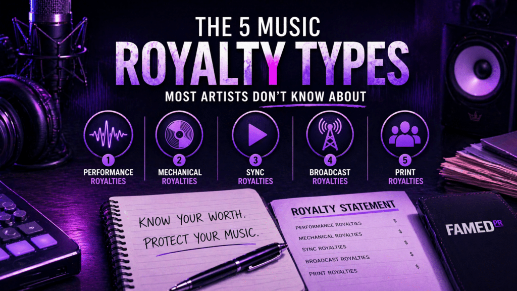 The 5 Music Royalty Types Most Artists Don’t Know About
