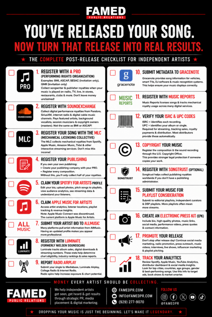 You have Released Your Song. Now What?